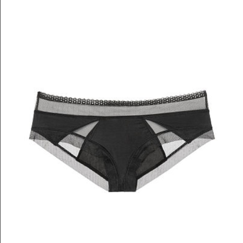 New VS BODY BY VICTORIA Mesh Hiphugger Panty Black - Picture 2 of 5